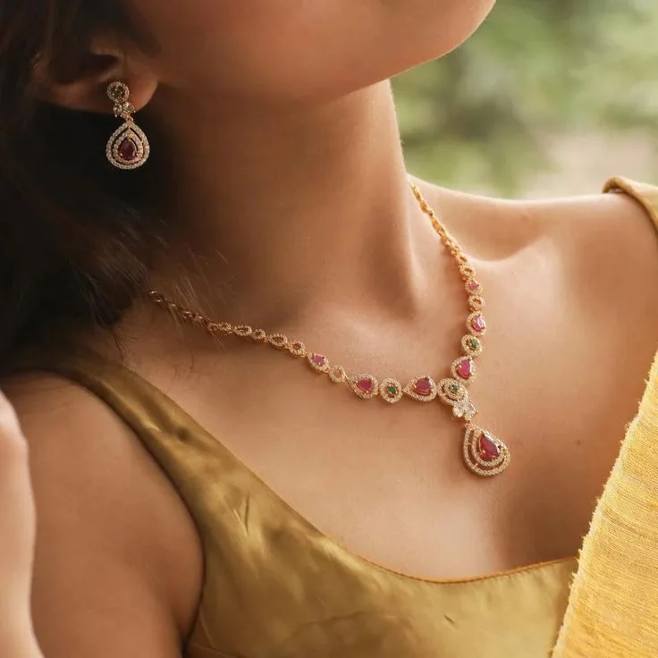 Multi Colour Neck Set